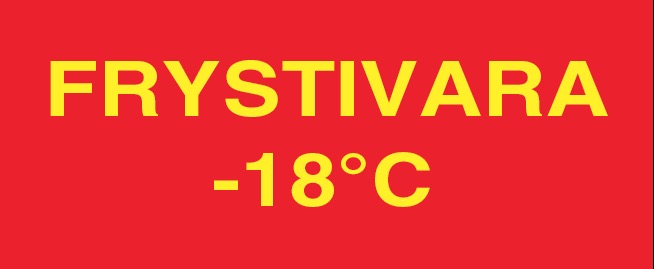 Límmiði 42X110mm, Frystivara 500stk