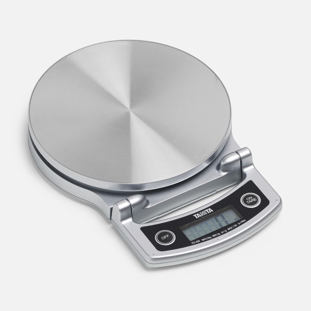 Tanita vog KD-400 5kg stál eldhúsvog (samanbrjótanleg)