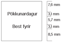 [50-3YSPB] Verðmerkimiðar 3y hvítir, Pökkunardagur / Best fyrir