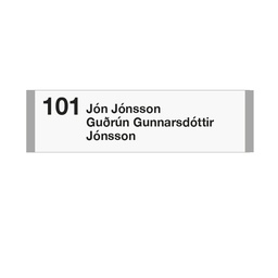 [48-SEBNOFN] Nöfn á skiltakerfi - Nafnabreyting Seberg