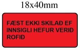[55-INNSGL2] 18X40mm Innsiglismiði, Fæst ekki skilað